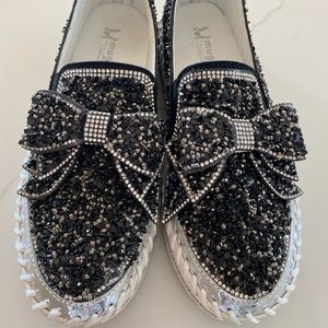 Glitter ladies dress or casual shoe.